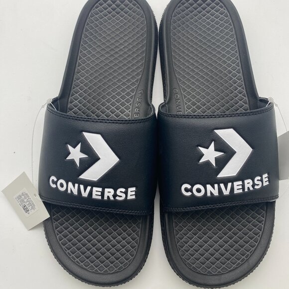 CONVERSE ALL STAR SLIDE BLACK #171214C US MEN'S SIZE 13 - Picture 3 of 5